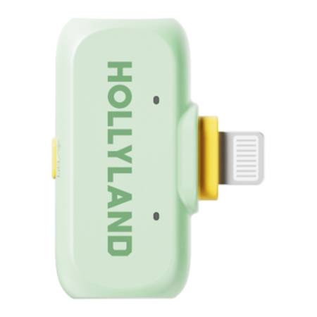 Hollyland LARK A1 Combo (Mint Green, USB-C + Lightning) - zestaw mikrofonów bezprzewodowych z etui - odbiornik